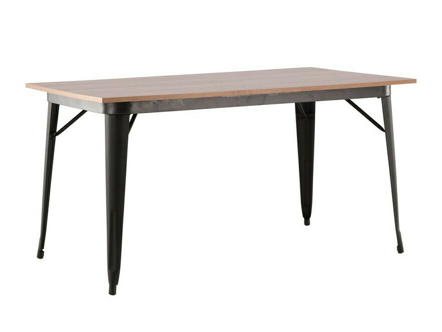 Conjunto de mesas y sillas para comedor Dallas 3366 (Nuez + Gris oscuro)