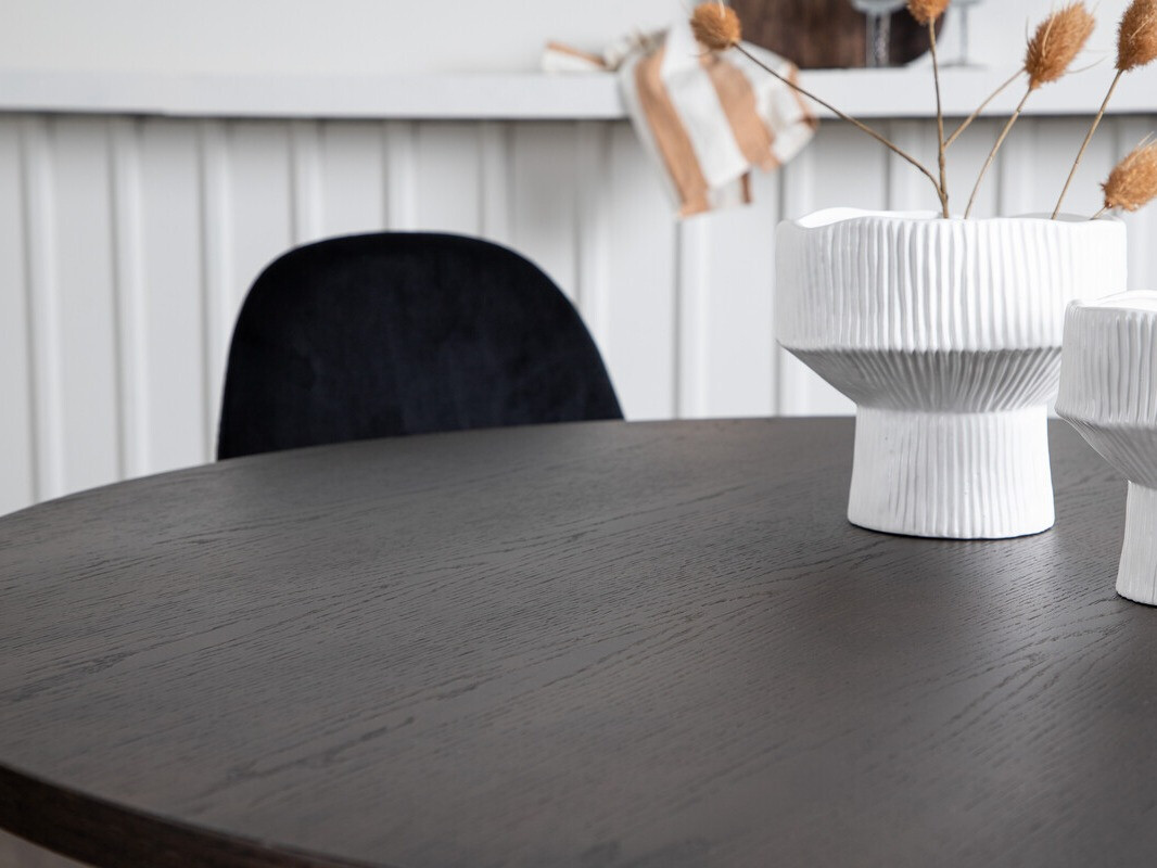 Conjunto de mesas y sillas para comedor Dallas 3370 (Negro)