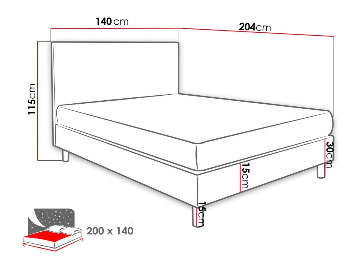 Cama continental Logan 100 (Solo 267)