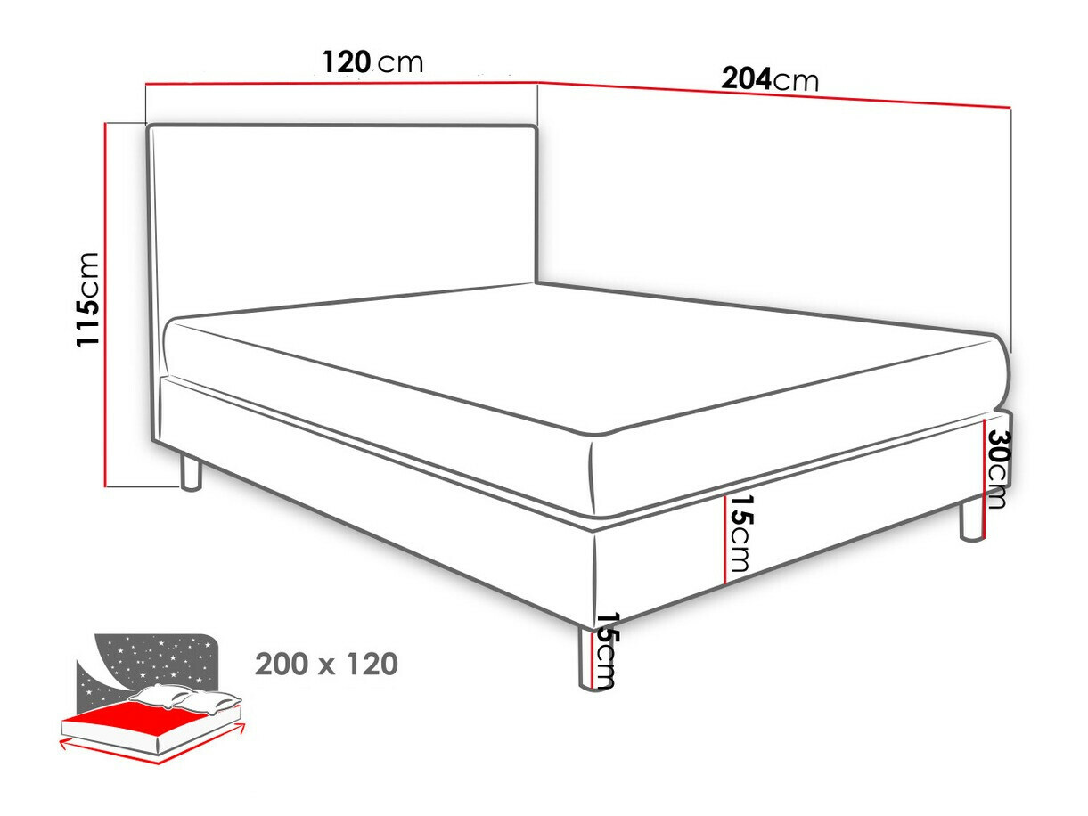 Cama Logan 100 (Solo 267)