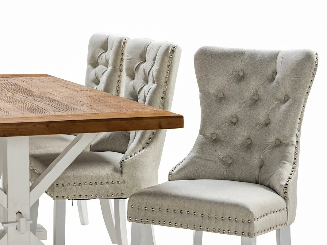 Conjunto de comedor Parkland 400 (Beige + Blanco)