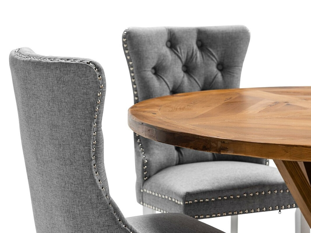 Conjunto de comedor Parkland 401 (Gris + Blanco)