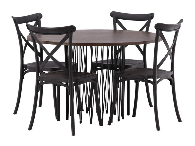 Conjunto de mesas y sillas para comedor Dallas 3376