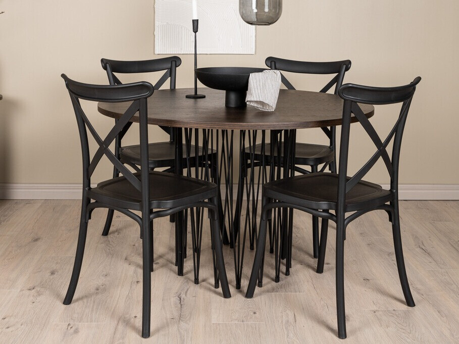Conjunto de mesas y sillas para comedor Dallas 3376