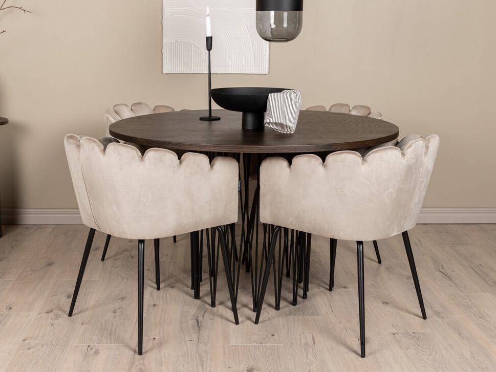 Conjunto de mesas y sillas para comedor Dallas 3377