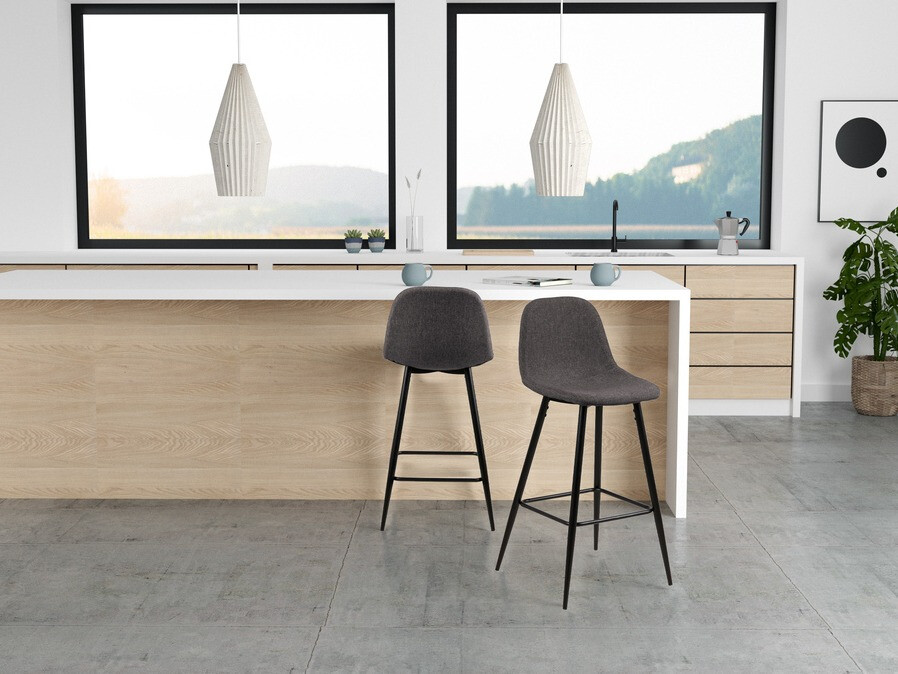 Silla de barra Norsica 175 (Gris oscuro)