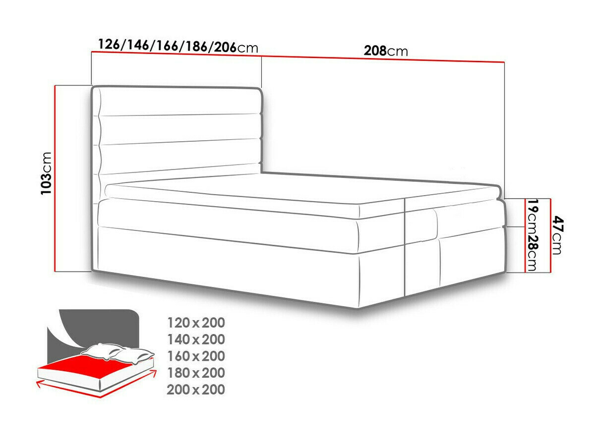 Cama continental Baltimore 129 (Makalu 4)