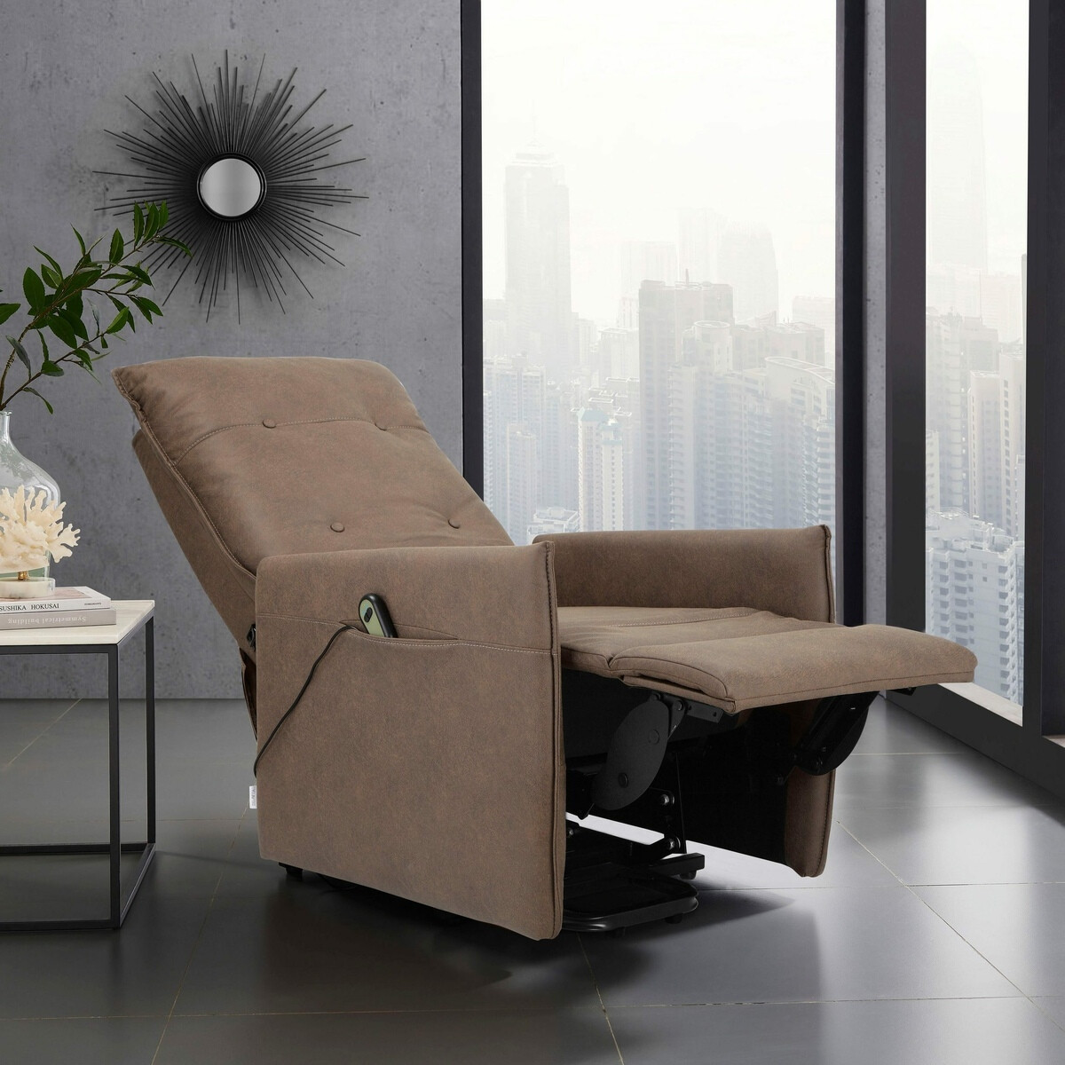 Sillón reclinable Denton 673 (Capuchino)