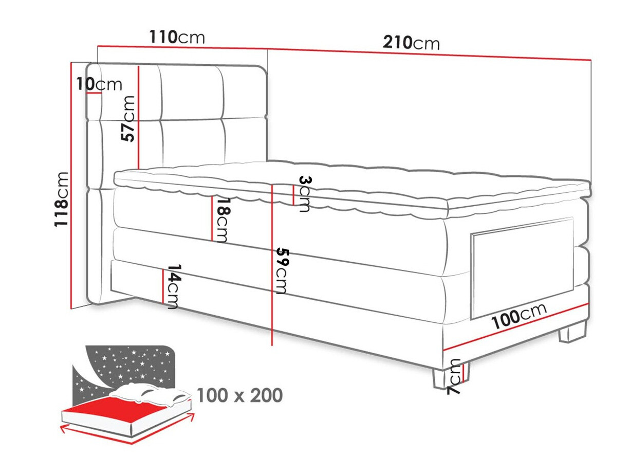 Cama continental ComfiDream 168