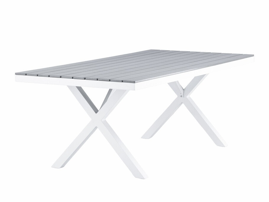 Mesa para exterior Dallas 3392 (Gris + Blanco)