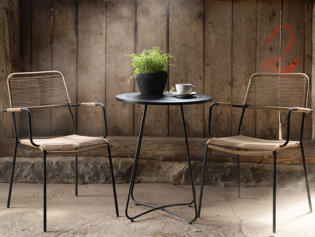 Mesa de exterior Dallas 3405 (Negro)