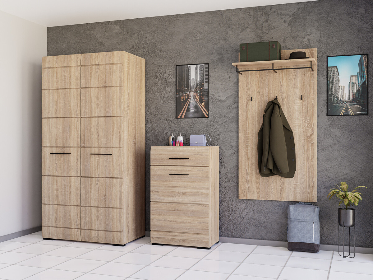 Conjunto de recibidor Boston 691 (Roble Sonoma)