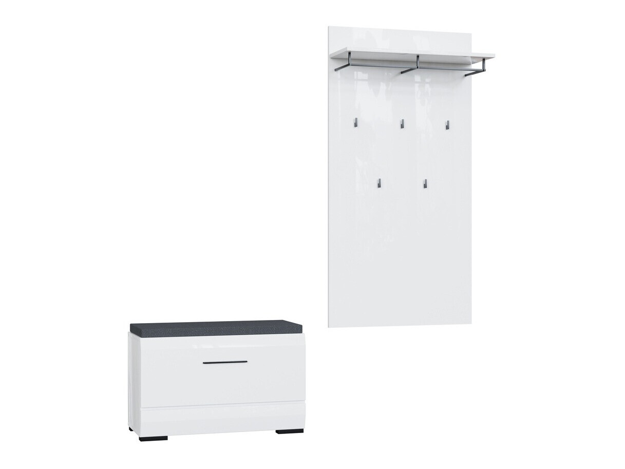 Conjunto de recibidor Boston 693 (Blanco + Blanco brillante)