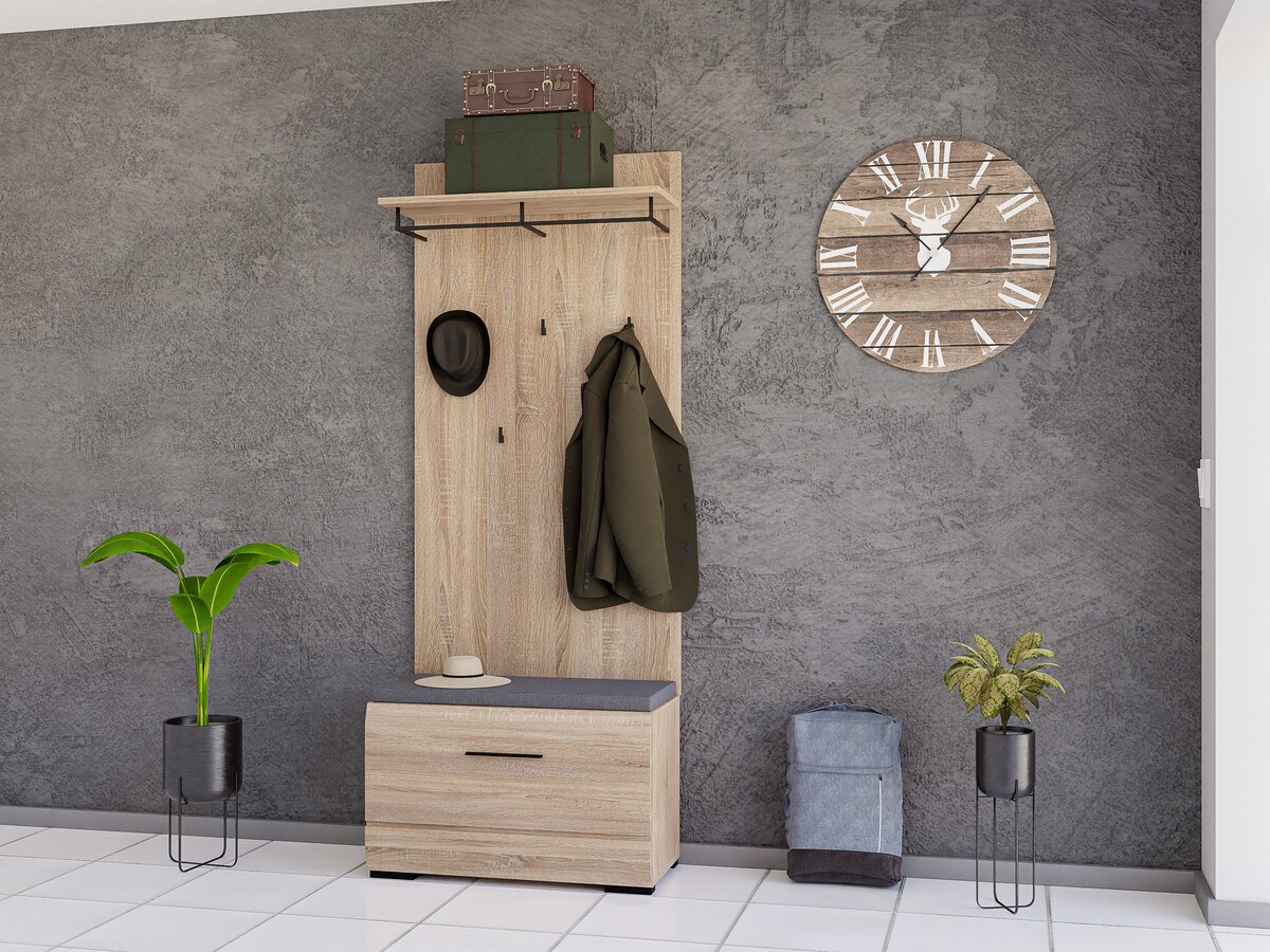 Conjunto de recibidor Boston 693 (Roble Sonoma)