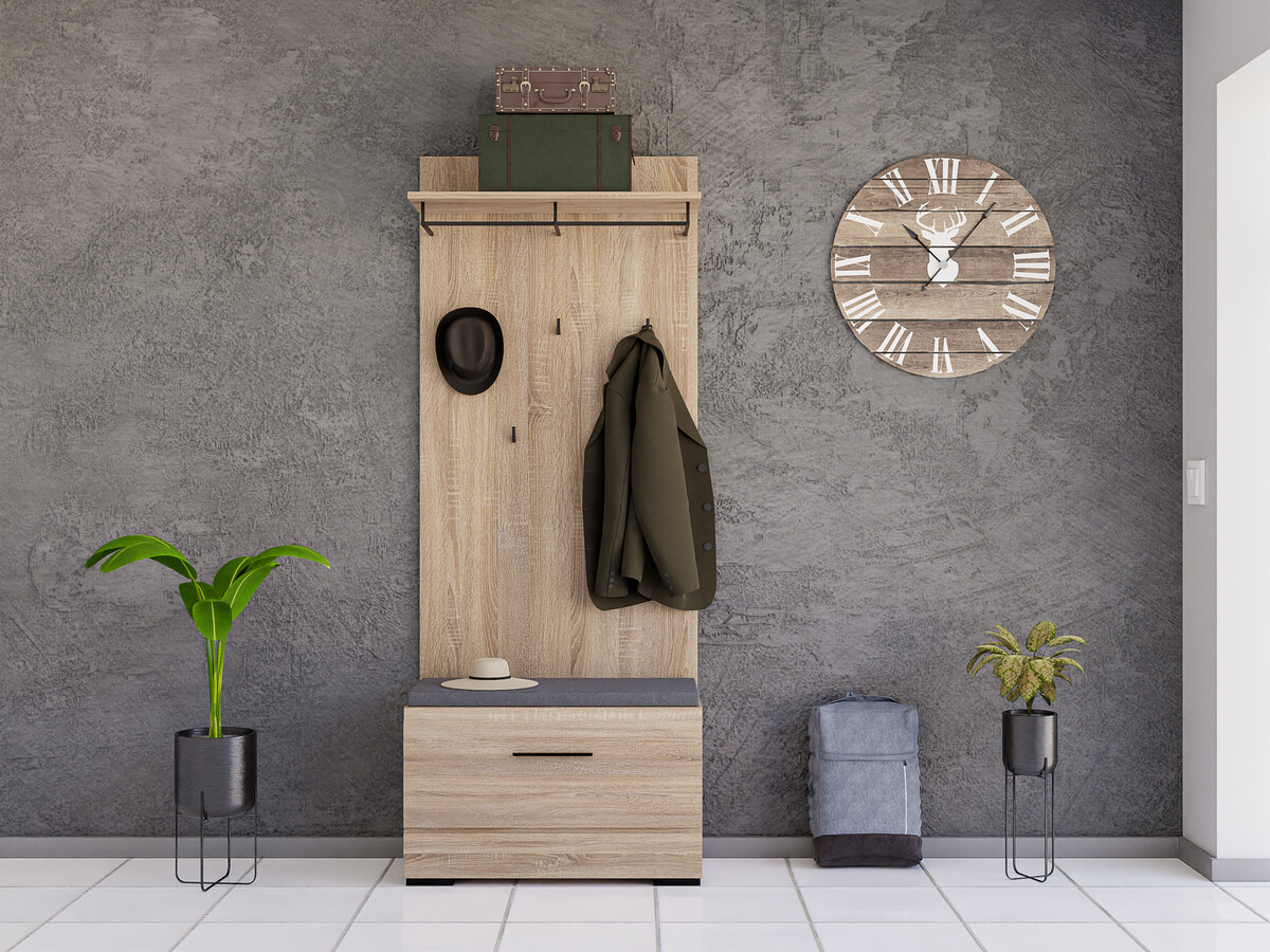 Conjunto de recibidor Boston 693 (Roble Sonoma)