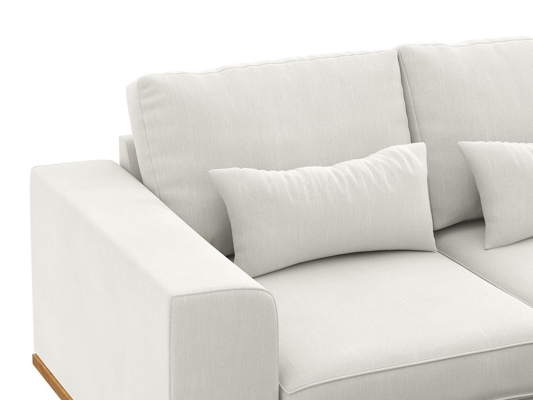 Sofá rinconero Floromo 120 (Melva 02 + Roble)