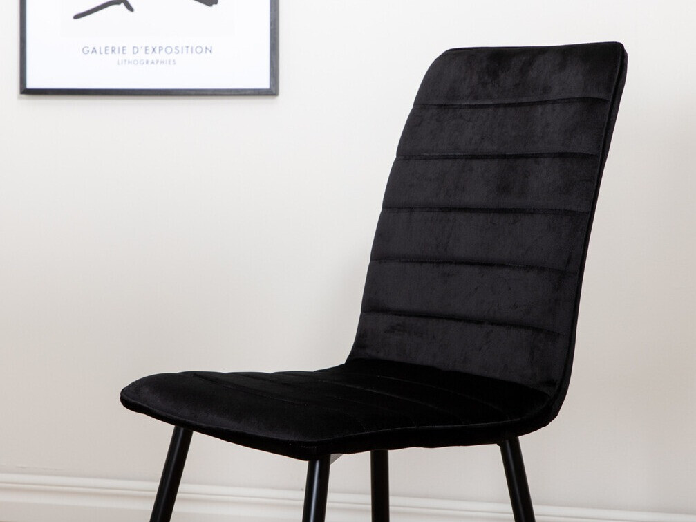 Conjunto de mesas y sillas para comedor Dallas 3439 (Negro)