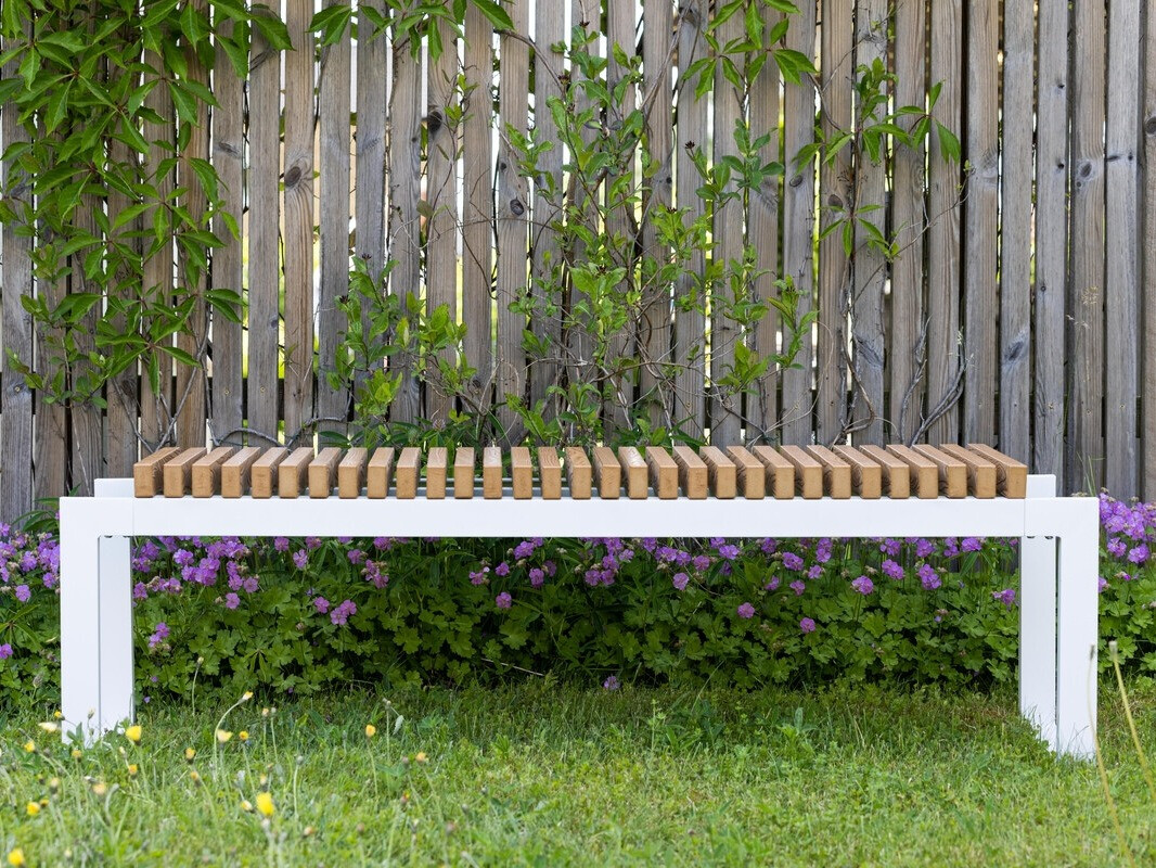 Banco de exterior Dallas 793 (Marrón + Blanco)