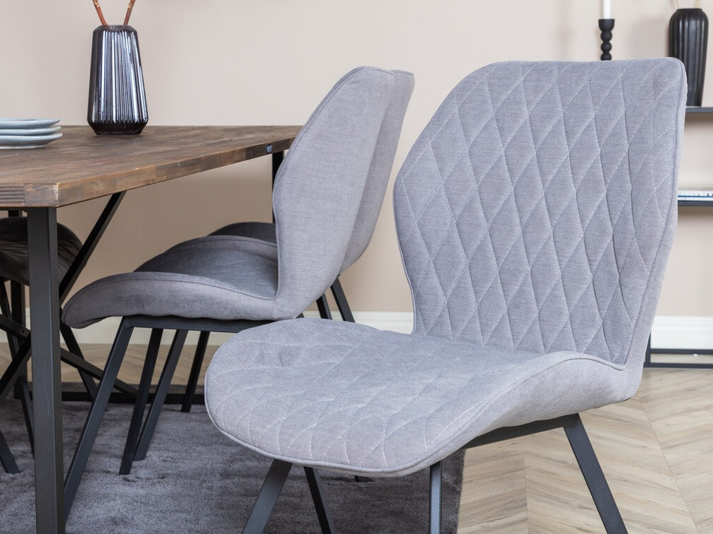 Conjunto de mesas y sillas para comedor Dallas 3453 (Gris)