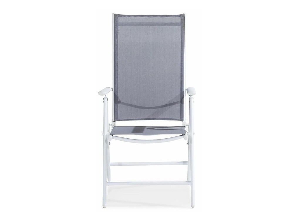 Conjunto de mesa y sillas Comfort Garden 1616 (Blanco + Gris)