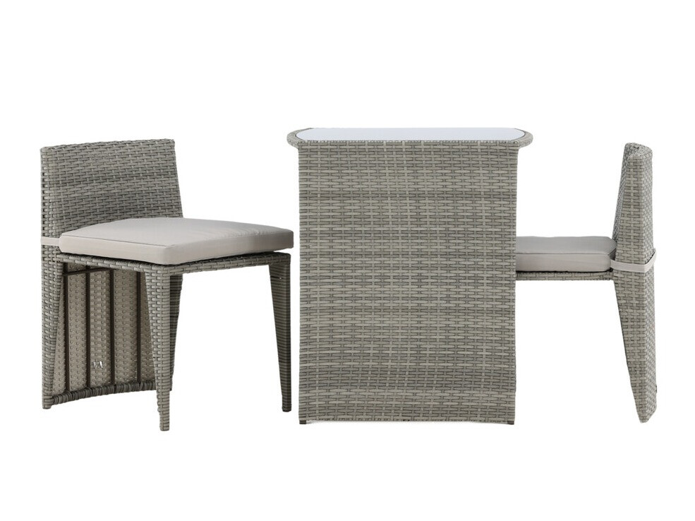 Conjunto de terraza Dallas 3458 (Gris)