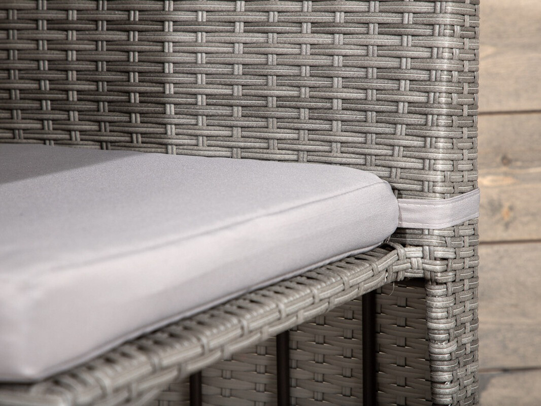 Conjunto de terraza Dallas 3458 (Gris)