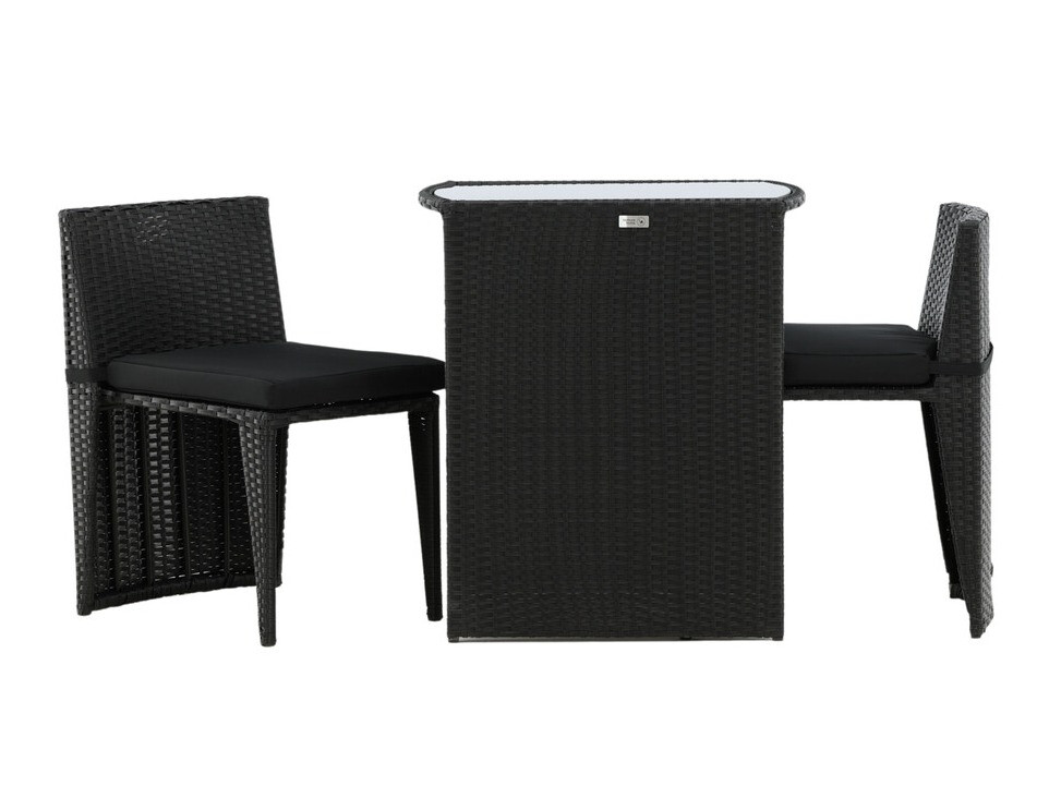 Conjunto de terraza Dallas 3458 (Negro)