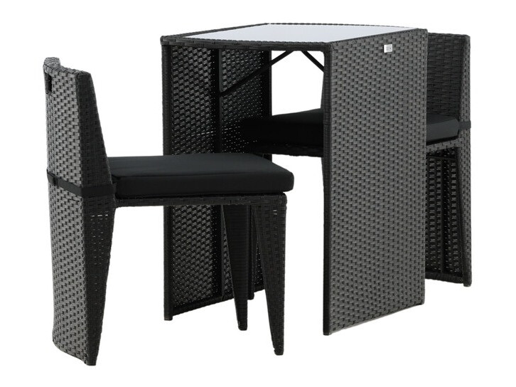 Conjunto de terraza Dallas 3458 (Negro)