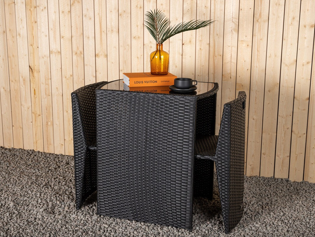 Conjunto de terraza Dallas 3458 (Negro)