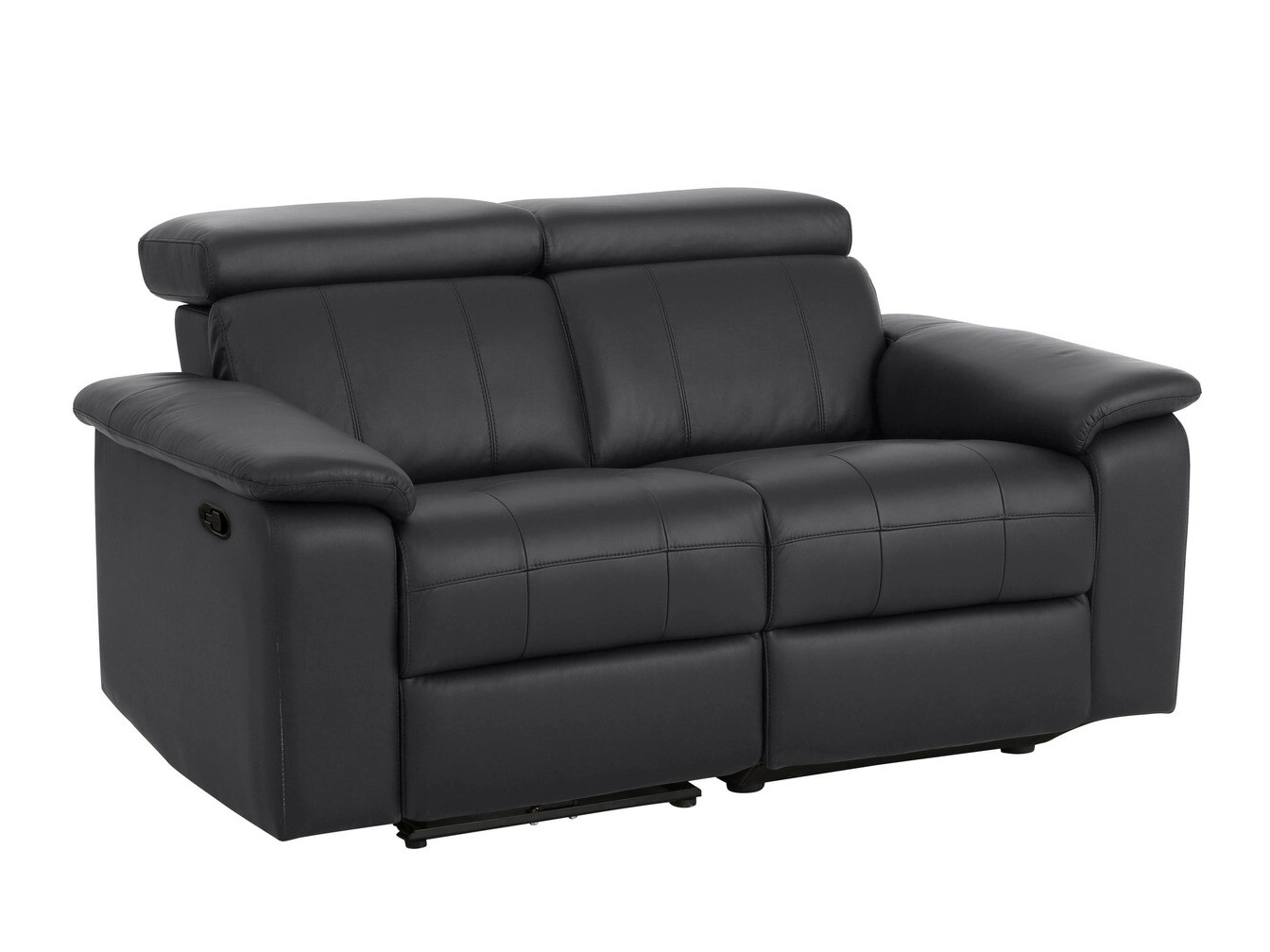Sofá reclinable Denton 1504 (Negro)