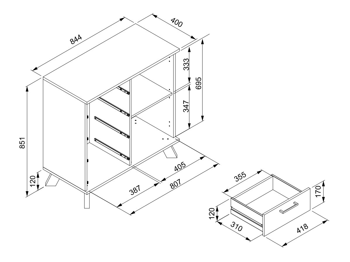Cómoda Findlay T100