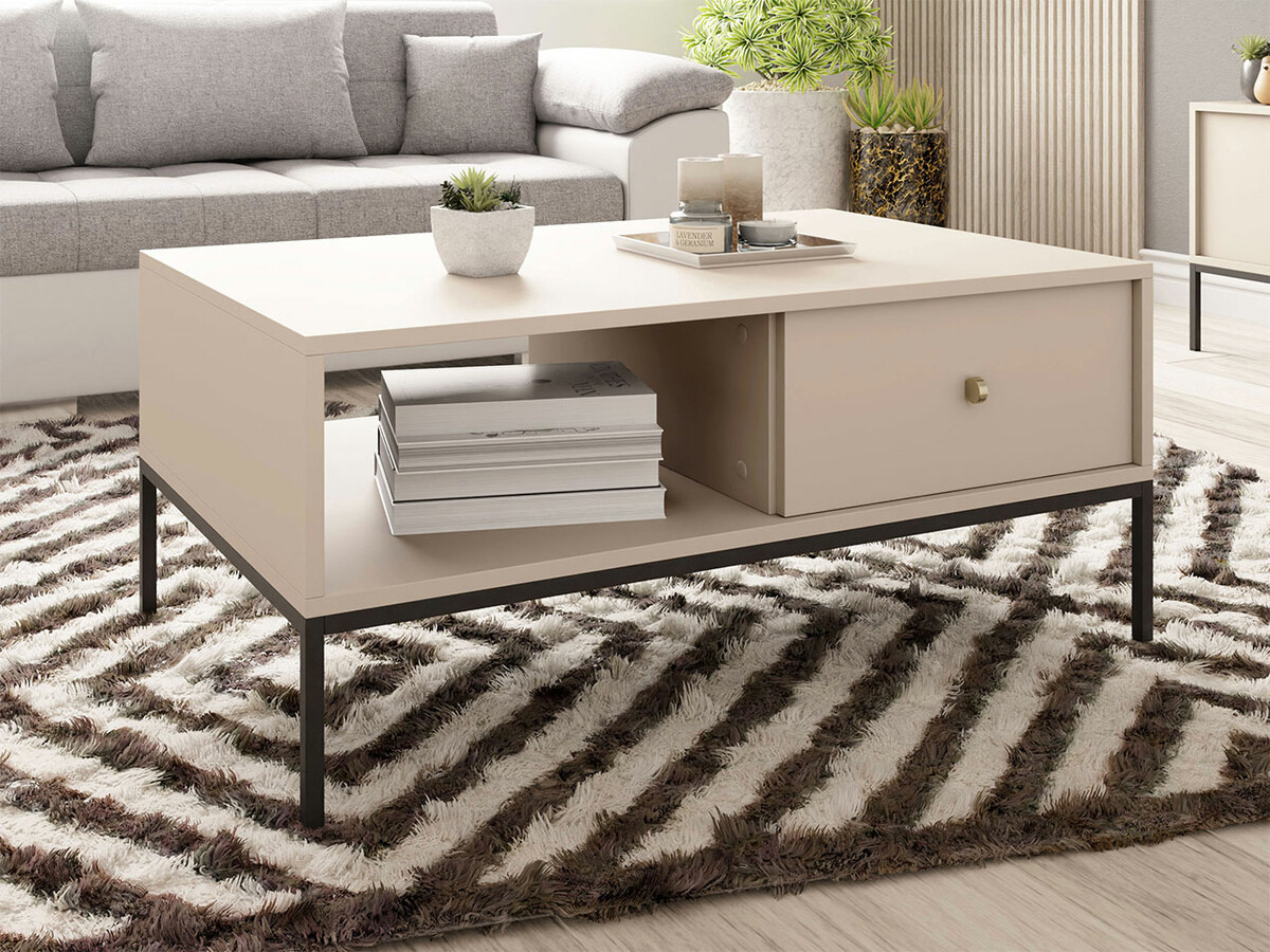 Mesa de centro Romveri 105 (Beige)