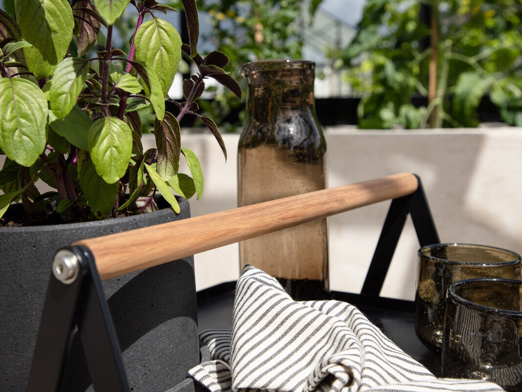 Mesa para exterior Dallas 3467 (Negro)