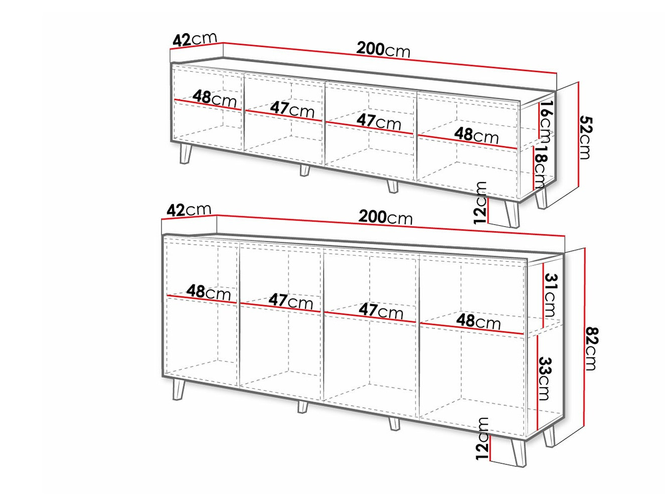 Conjunto de salón Charlotte 212 (Blanco)