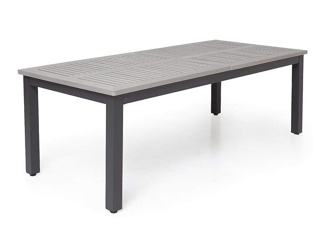 Conjunto de mesa y sillas Comfort Garden 1327 (Negro + Gris)