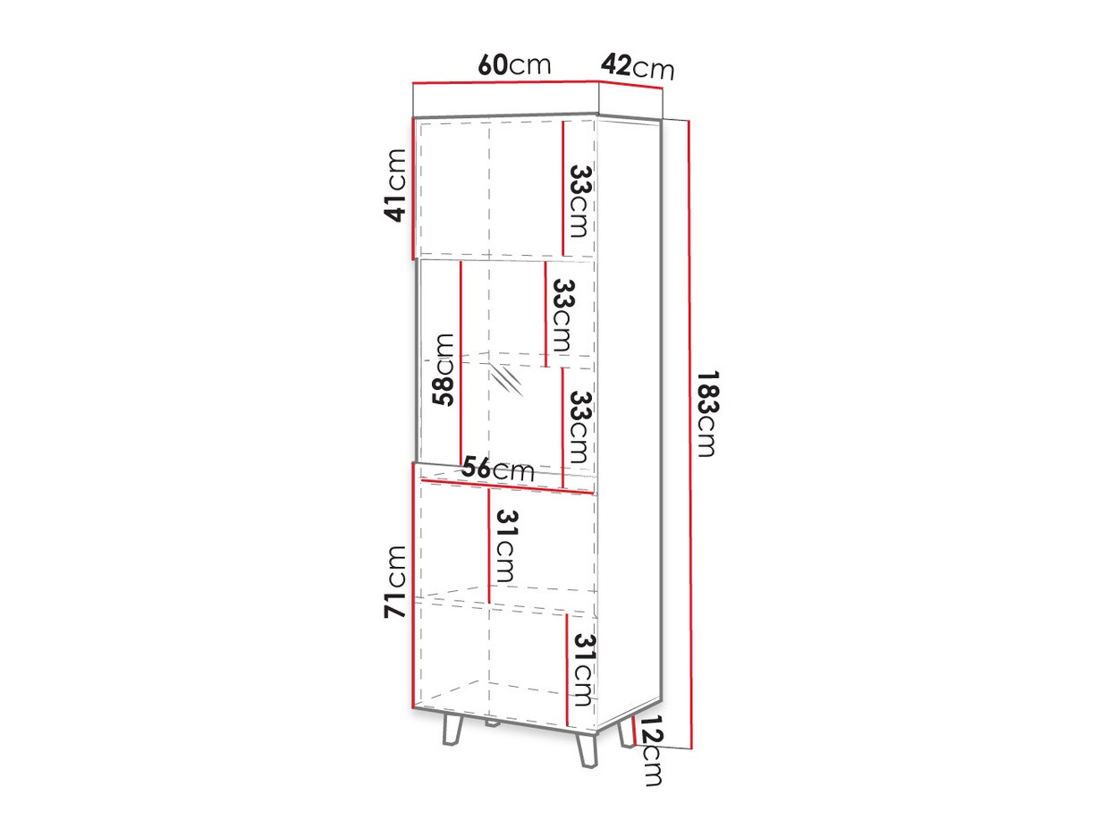 Estantería Comes (Roble wotan)