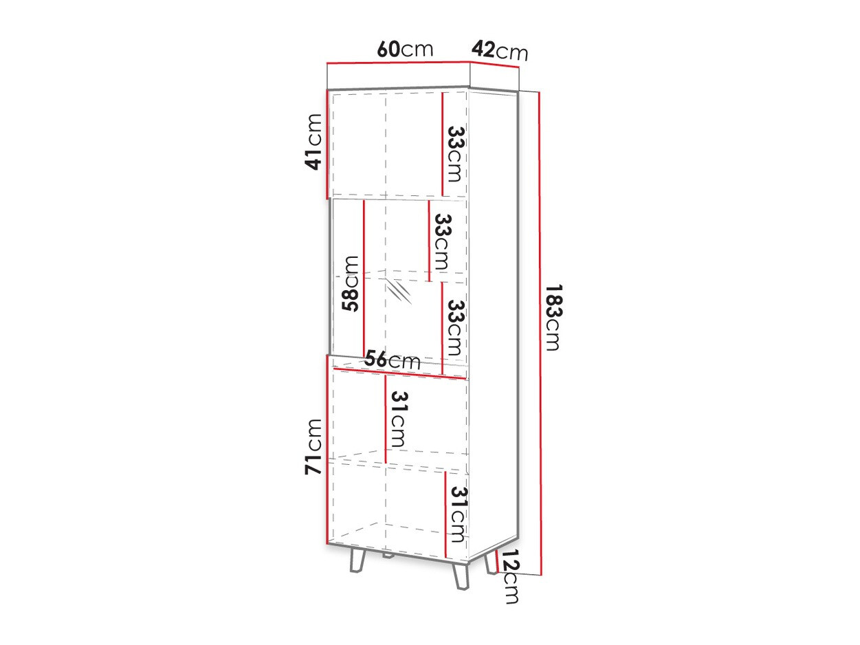 Estantería Remeta 105 (Antracita)