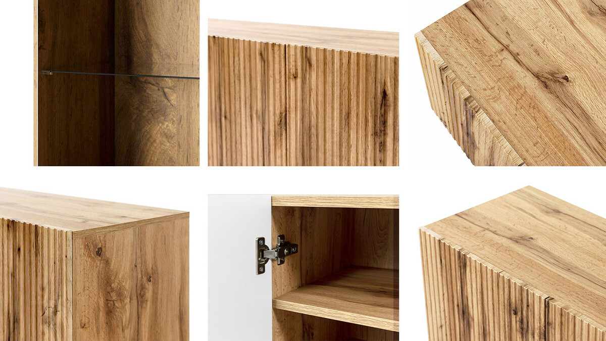 Mueble TV Comes II (Roble wotan)