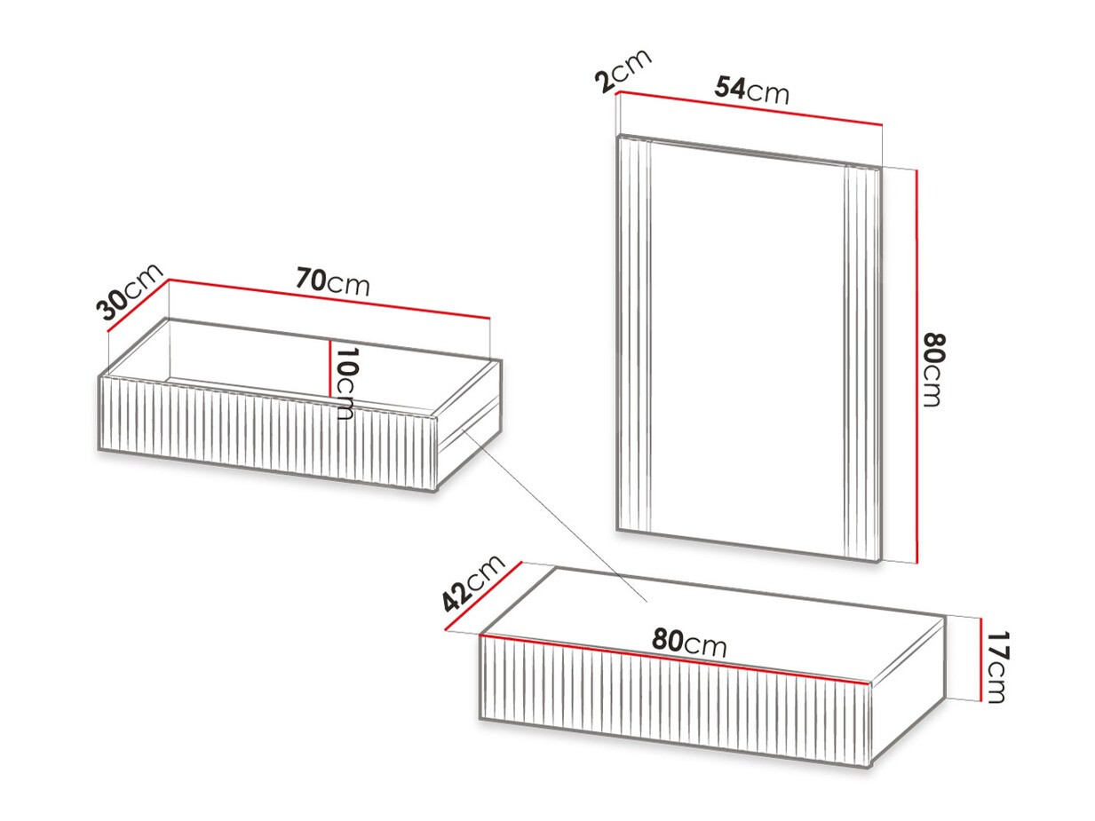 Tocador Comes (Roble wotan)