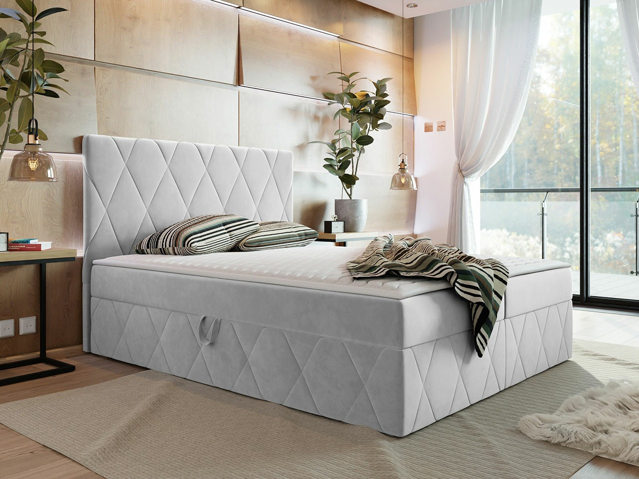 Cama continental Comfivo 225 (Magic Velvet 2239)