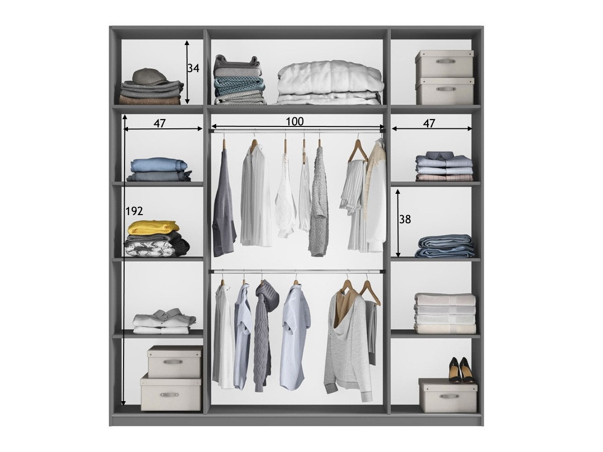 Armario Honolulu 130 (Gris)