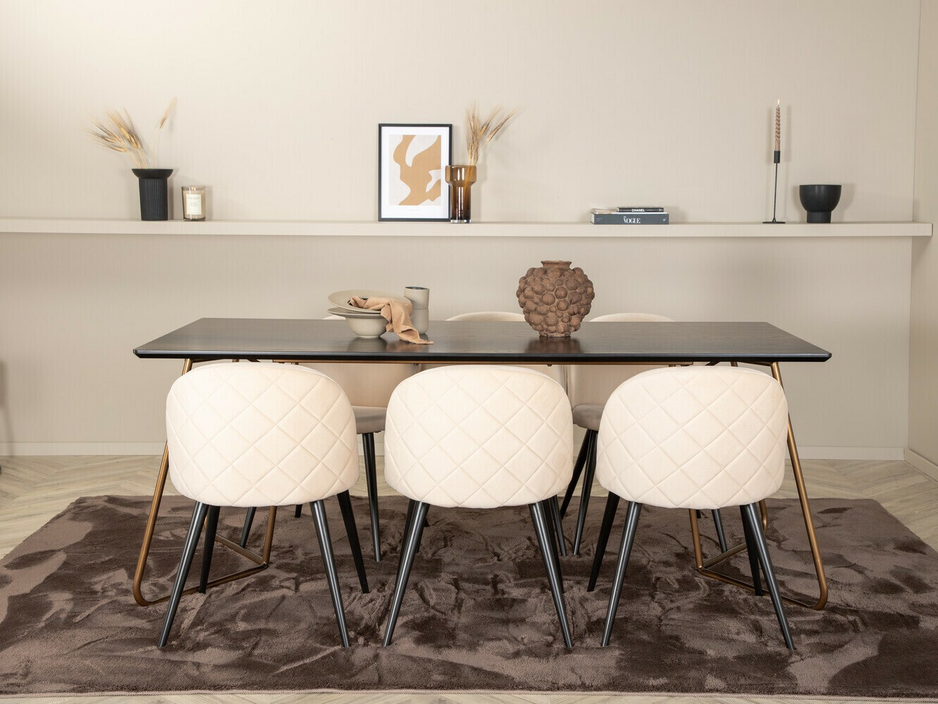 Conjunto de mesas y sillas para comedor Dallas 2725