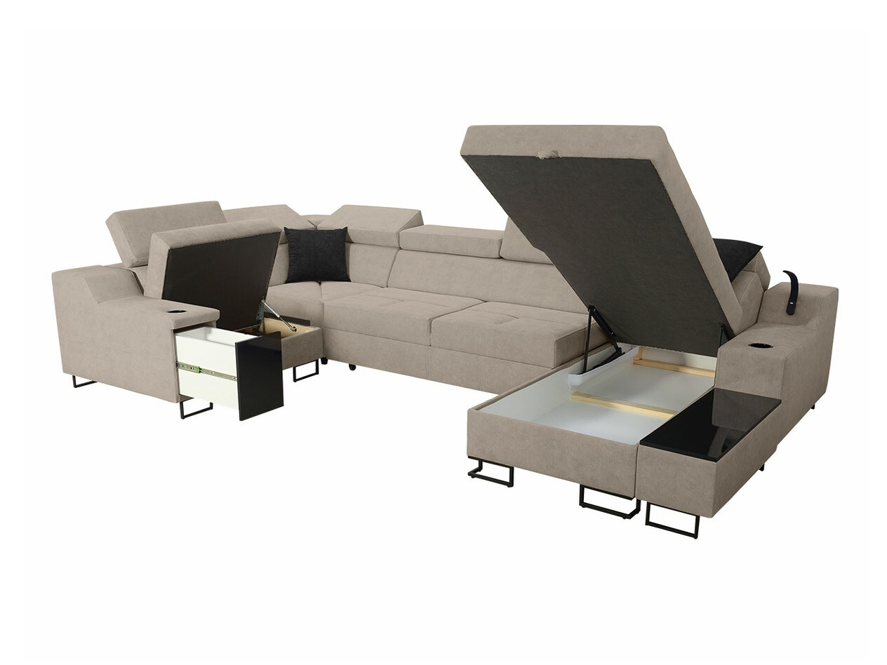 Sofá rinconero Sarasota 137 (Uttario Velvet 2980 + Uttario Velvet 2973)