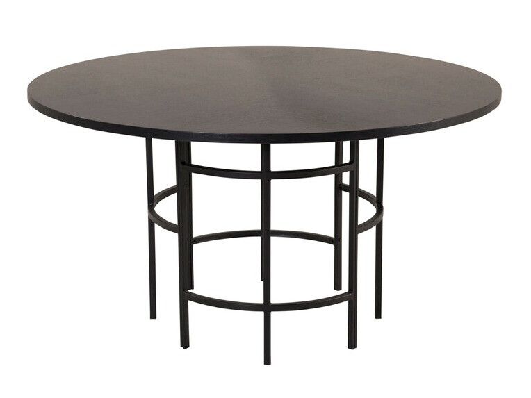 Conjunto de comedor Dallas 2378 (Negro + Crema)