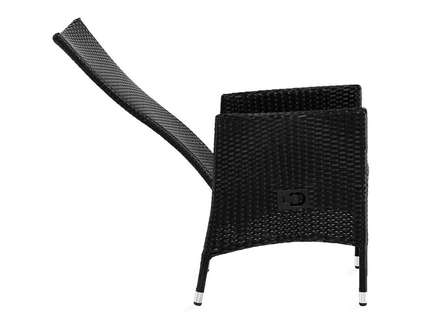 Conjunto de mesa y sillas Comfort Garden 1598 (Negro)