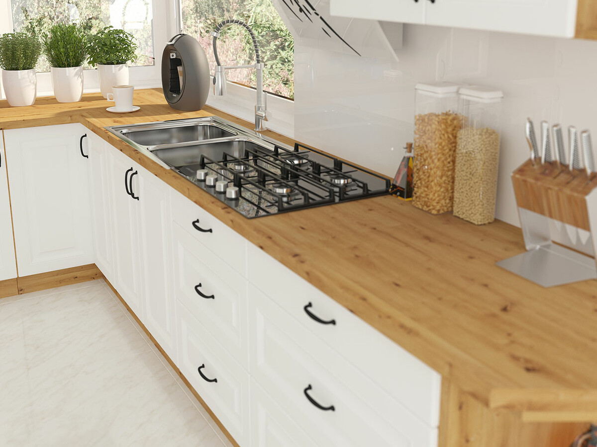 Armario modular con puertas. Retro White 100