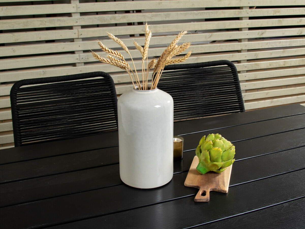 Conjunto de mesa y sillas Dallas 2283 (Negro)