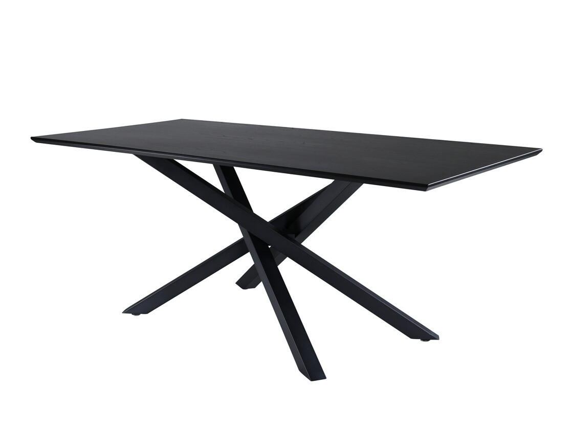 Conjunto de mesas y sillas para comedor Dallas 2703 (Negro + Cobre)