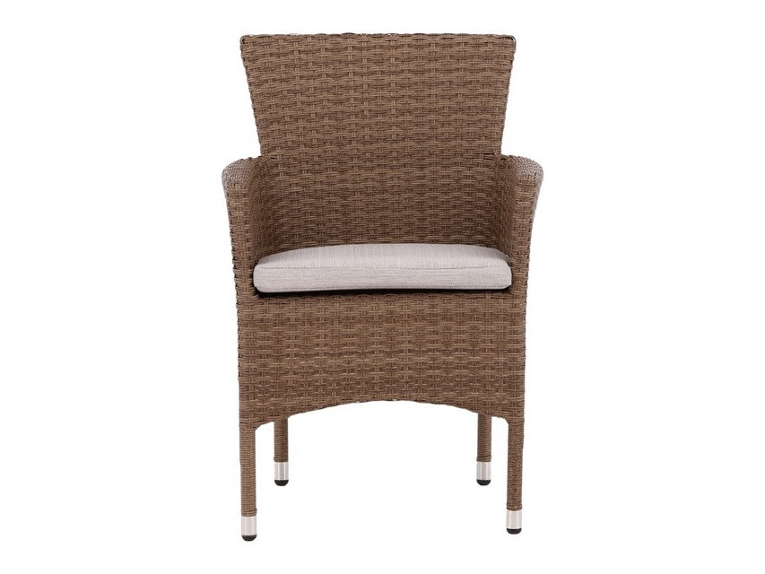 Silla para exterior Dallas 3475 (Marrón + Gris)