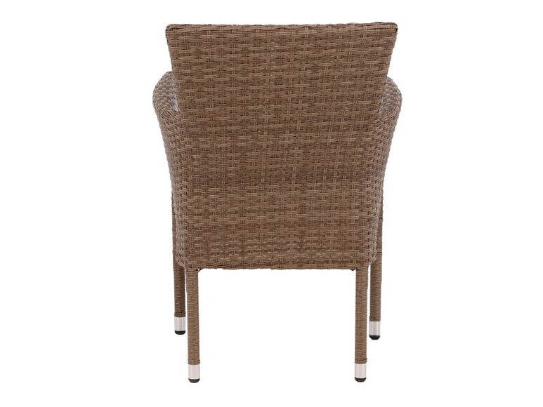 Silla para exterior Dallas 3475 (Marrón + Gris)